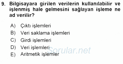 İng. Öğretmenliğinde Öğretim Teknolojileri Ve Materyal Tasarımı 1 2015 - 2016 Dönem Sonu Sınavı 9.Soru