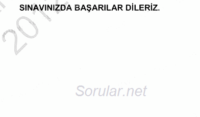 Bağlamsal Dilbilgisi 2 2012 - 2013 Ara Sınavı 12.Soru
