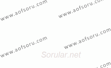 Bağlamsal Dilbilgisi 2 2012 - 2013 Ara Sınavı 2.Soru