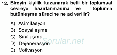 Pazarlama İlkeleri 2013 - 2014 Ara Sınavı 12.Soru