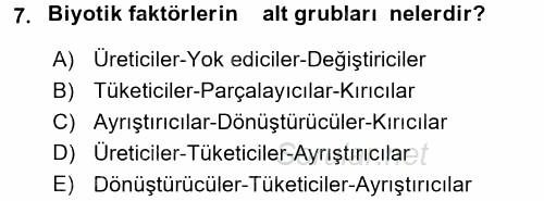 Gastronomi Tarihi 2015 - 2016 Ara Sınavı 7.Soru