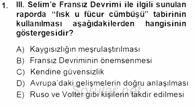 Tanzimat Dönemi Türk Edebiyatı 1 2014 - 2015 Ara Sınavı 1.Soru