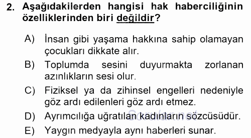 Medya Siyaset Kültür 2015 - 2016 Dönem Sonu Sınavı 2.Soru