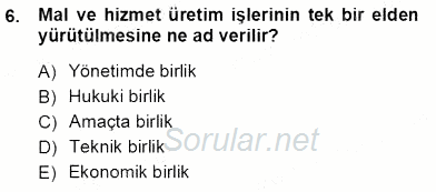Bireysel İş Hukuku 2012 - 2013 Ara Sınavı 6.Soru