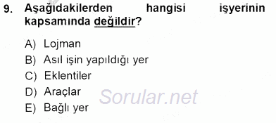 Bireysel İş Hukuku 2012 - 2013 Ara Sınavı 9.Soru