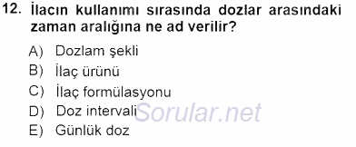 Tıbbi Terminoloji 2012 - 2013 Dönem Sonu Sınavı 12.Soru