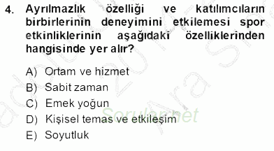 Etkinlik Yönetimi 2014 - 2015 Ara Sınavı 4.Soru