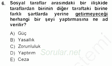 Etkinlik Yönetimi 2014 - 2015 Ara Sınavı 6.Soru