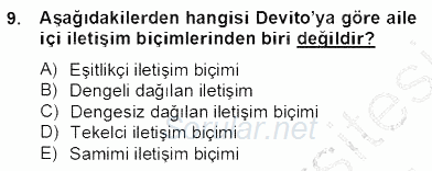 Çocuk ve Ergen Bakımı 2012 - 2013 Dönem Sonu Sınavı 9.Soru