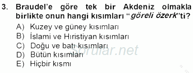 Akdeniz Uygarlıkları Sanatı 2012 - 2013 Ara Sınavı 3.Soru