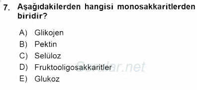 Anne Ve Çocuk Beslenmesi 2015 - 2016 Ara Sınavı 7.Soru