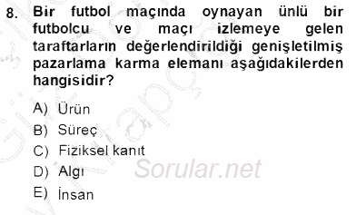 Spor Tesisi İşletmeciliği ve Saha Malzeme Bilgisi 2014 - 2015 Ara Sınavı 8.Soru