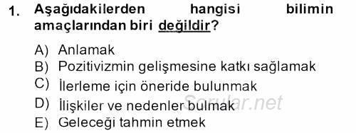 İletişim Kuramları 2013 - 2014 Tek Ders Sınavı 1.Soru