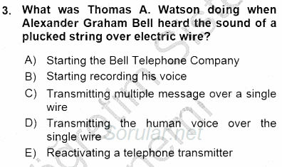 Okuma Ve Yazma Becerileri 1 2015 - 2016 Ara Sınavı 3.Soru