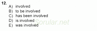 Pedagojik Gramer 1 2012 - 2013 Ara Sınavı 12.Soru