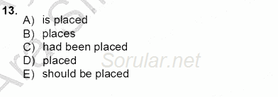 Pedagojik Gramer 1 2012 - 2013 Ara Sınavı 13.Soru
