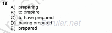 Pedagojik Gramer 1 2012 - 2013 Ara Sınavı 19.Soru