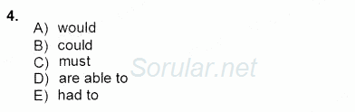 Pedagojik Gramer 1 2012 - 2013 Ara Sınavı 4.Soru