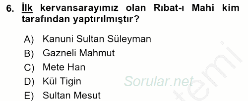 Konaklama Hizmetlerinde Kalite Yönetimi 2016 - 2017 3 Ders Sınavı 6.Soru