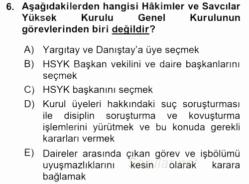 Kamu Özel Kesim Yapısı Ve İlişkileri 2015 - 2016 Ara Sınavı 6.Soru