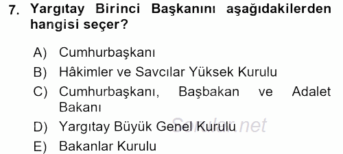 Kamu Özel Kesim Yapısı Ve İlişkileri 2015 - 2016 Ara Sınavı 7.Soru