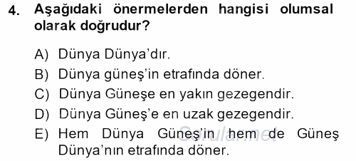 Sembolik Mantık 2014 - 2015 Ara Sınavı 4.Soru