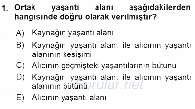 Okulöncesinde Öğretim Teknolojileri Ve Materyal Tasarımı 2015 - 2016 Dönem Sonu Sınavı 1.Soru