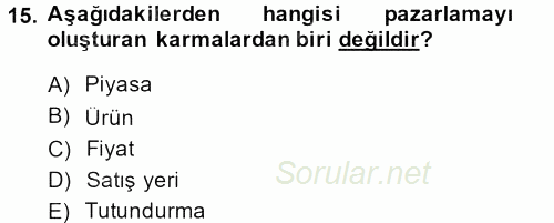 İletişim Ortamları Tasarımı 2013 - 2014 Dönem Sonu Sınavı 15.Soru