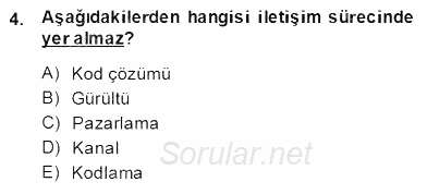 Yönetim ve Organizasyon 2 2013 - 2014 Dönem Sonu Sınavı 4.Soru