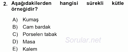 Coğrafi Bilgi Sistemleri İçin Temel İstatistik 2016 - 2017 Ara Sınavı 2.Soru