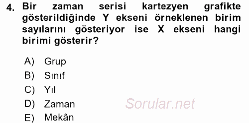 Coğrafi Bilgi Sistemleri İçin Temel İstatistik 2016 - 2017 Ara Sınavı 4.Soru