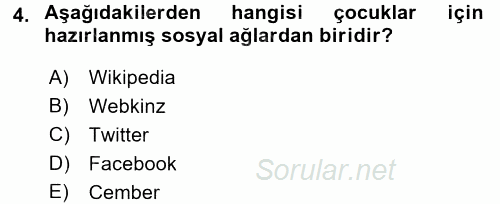 E-İş Süreçleri 2017 - 2018 Ara Sınavı 4.Soru