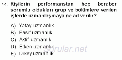 Uluslararası İşletmecilik 2013 - 2014 Ara Sınavı 14.Soru