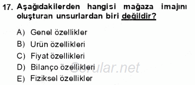 Kurumsal İletişim 2013 - 2014 Ara Sınavı 17.Soru