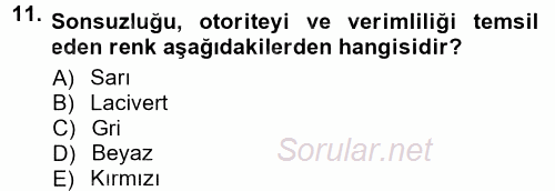 Halkla İlişkiler Ve İletişim 2014 - 2015 Tek Ders Sınavı 11.Soru
