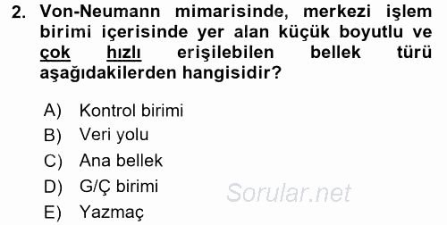 İşletim Sistemleri 2016 - 2017 Ara Sınavı 2.Soru