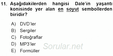 Okulöncesinde Öğretim Teknolojileri Ve Materyal Tasarımı 2015 - 2016 Ara Sınavı 11.Soru