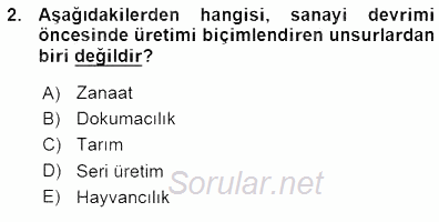 Toplum ve İletişim 2015 - 2016 Ara Sınavı 2.Soru