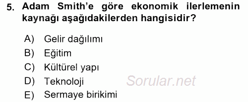 Uluslararası Kamu Maliyesi 2015 - 2016 Ara Sınavı 5.Soru