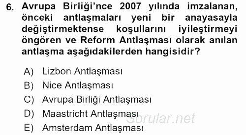 Kamu Özel Kesim Yapısı Ve İlişkileri 2015 - 2016 Dönem Sonu Sınavı 6.Soru