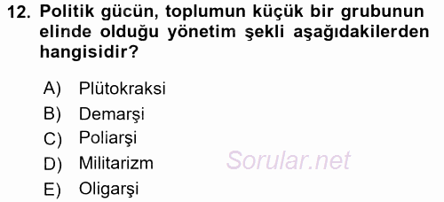 Kamu Ekonomisi 2 2016 - 2017 3 Ders Sınavı 12.Soru