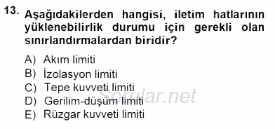 Güç Sistemleri Analizi 2014 - 2015 Dönem Sonu Sınavı 13.Soru