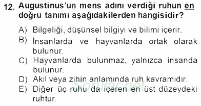 Zihin Felsefesi 2014 - 2015 Ara Sınavı 12.Soru