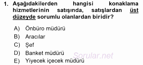 Satış Teknikleri 2015 - 2016 Ara Sınavı 1.Soru