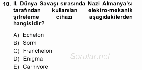 Kamu Yönetiminde Çağdaş Yaklaşımlar 2014 - 2015 Dönem Sonu Sınavı 10.Soru