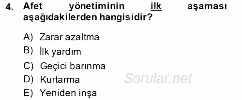 Kamu Yönetiminde Çağdaş Yaklaşımlar 2014 - 2015 Dönem Sonu Sınavı 4.Soru