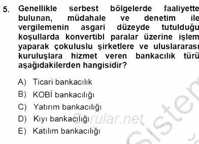 Girişim Finansmanı 2012 - 2013 Ara Sınavı 5.Soru