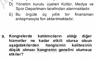 Konaklama İşletmelerinde Muhasebe Uygulamaları 2013 - 2014 Ara Sınavı 7.Soru