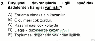 İng. Öğretmenliğinde Öğretim Teknolojileri Ve Materyal Tasarımı 1 2014 - 2015 Dönem Sonu Sınavı 2.Soru