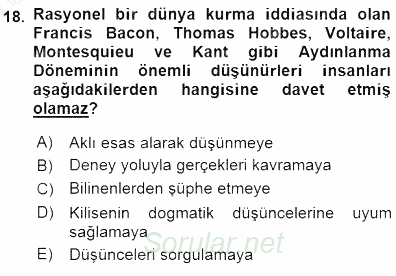 Tanzimat Dönemi Türk Edebiyatı 1 2015 - 2016 Dönem Sonu Sınavı 18.Soru